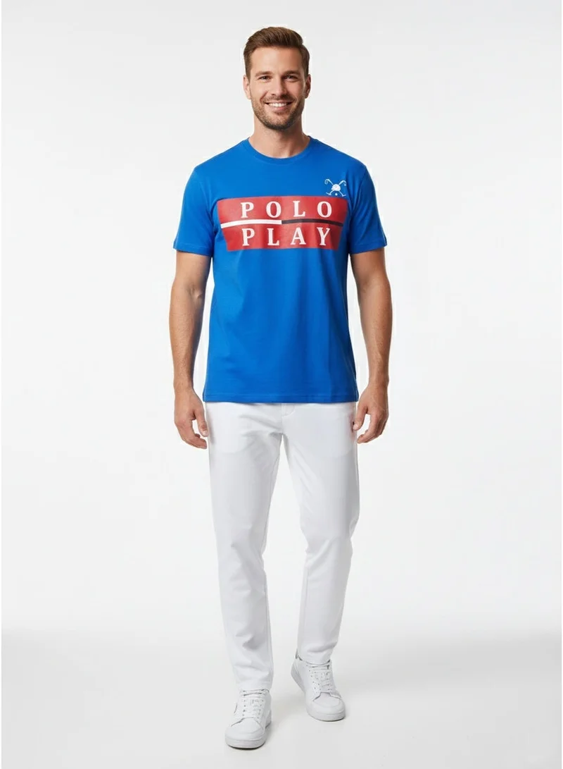 Polo Play Mens Graphic T-shirt -BLUE