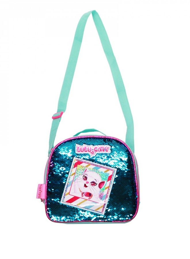 Lulu Caty School Backpack With Bencil Case And Lunch Bag 17 Inch