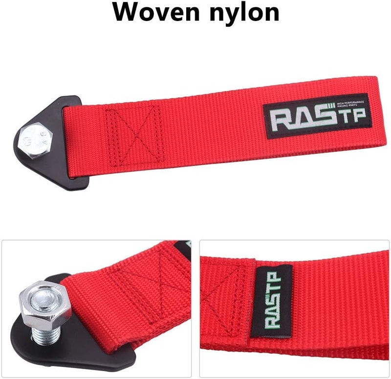 RASTP High Strength Racing Tow Strap (Red) - Image 5