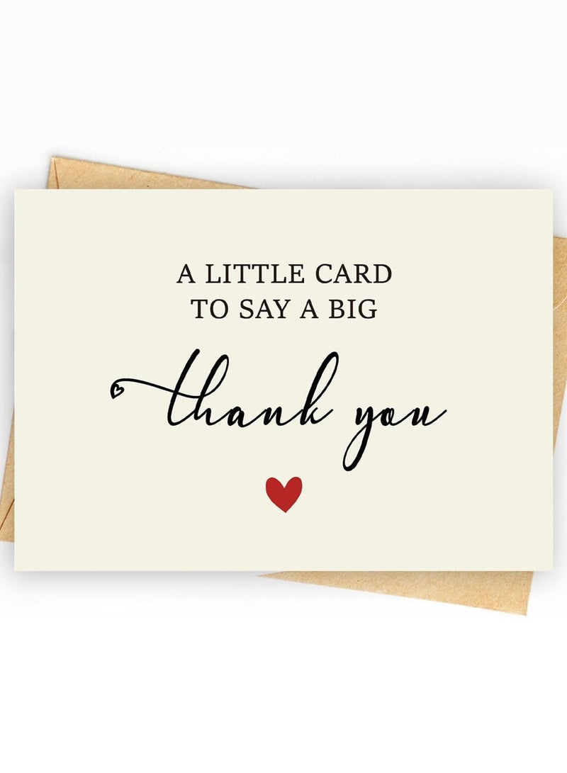 GOOGO Thank You Cards with Envelopes, Blank Greeting Cards with Stickers for Wedding, Baby Shower, Business, Teacher, Graduation, Holiday Appreciation Notes, 25 Pack - Image 2