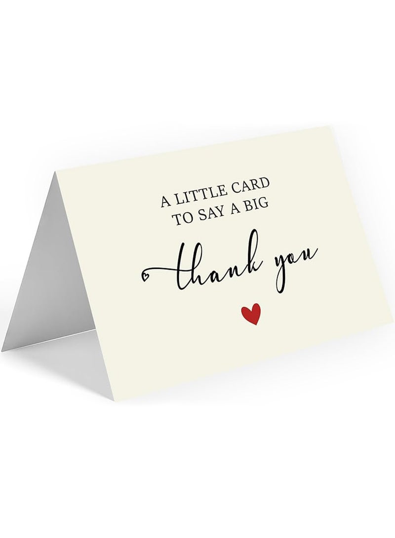GOOGO Thank You Cards with Envelopes, Blank Greeting Cards with Stickers for Wedding, Baby Shower, Business, Teacher, Graduation, Holiday Appreciation Notes, 25 Pack - Image 3