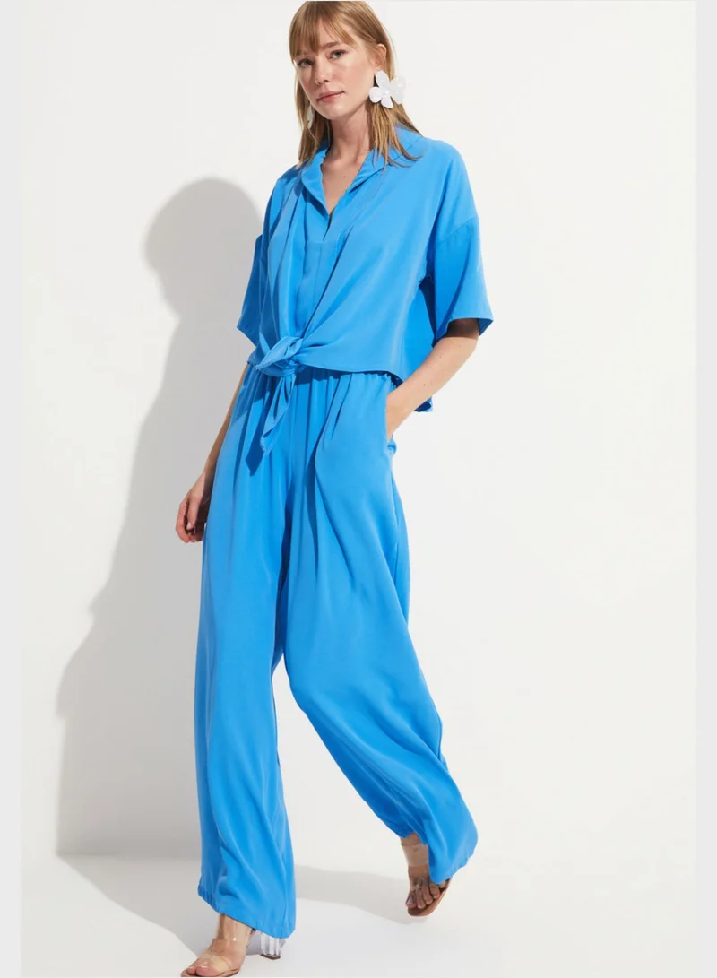 JUNE High Waist Pant & Shirt Set