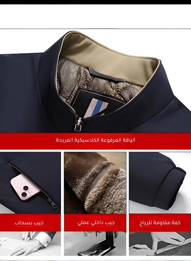 Men's Graphene-Lined Thick Jacket for a Refined Masculine Look - Image 4