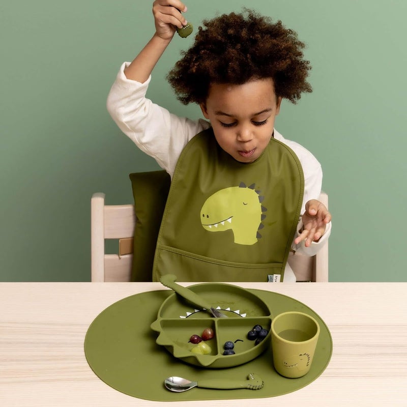 Trixie Mr. Dino Silicone Cutlery Set of 3 by Trixie - Image 4