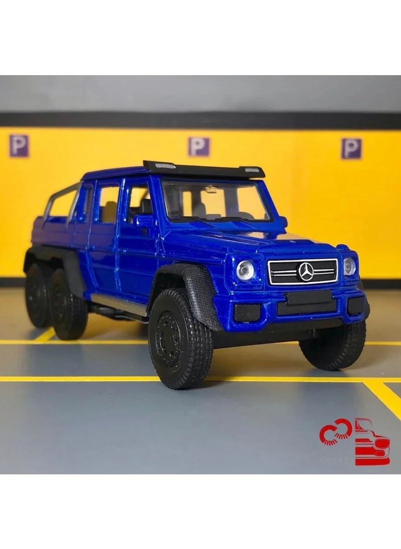 Toprock Store Mercedes-Benz G 63 Amg 6x6 1/36 Scale *c&c Model Garage* Pull Drop Diecast Metal Model Toy Car