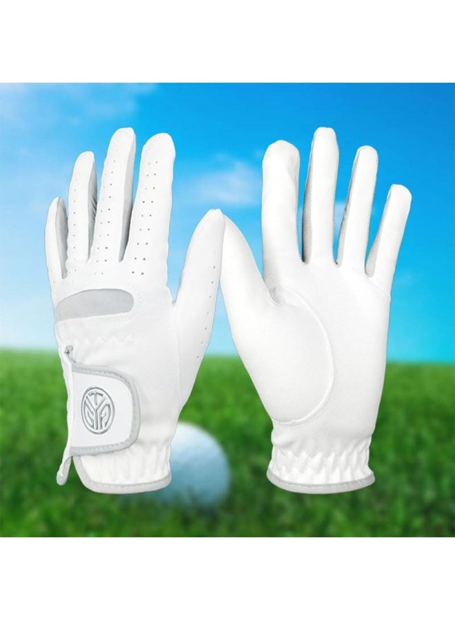JZS Golf Gloves, Men Right/Left Handed Golfer Soft Leather All Weather Grip Comfortable Glove for Men - Image 5