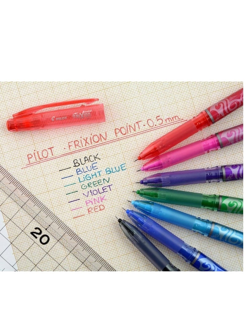 PILOT قلم فريكشن قابل للمسح برأس 0.5 مم، حبر بنفسجي - Image 2