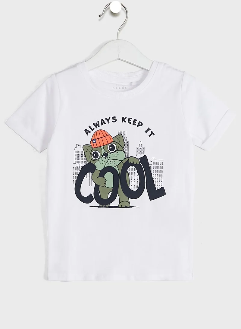 NAME IT Kids Slogan T-Shirt