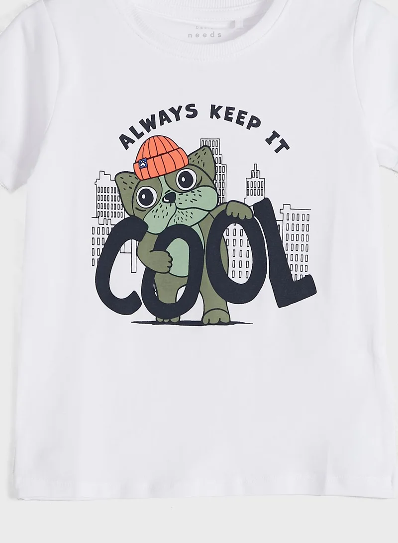 NAME IT Kids Slogan T-Shirt