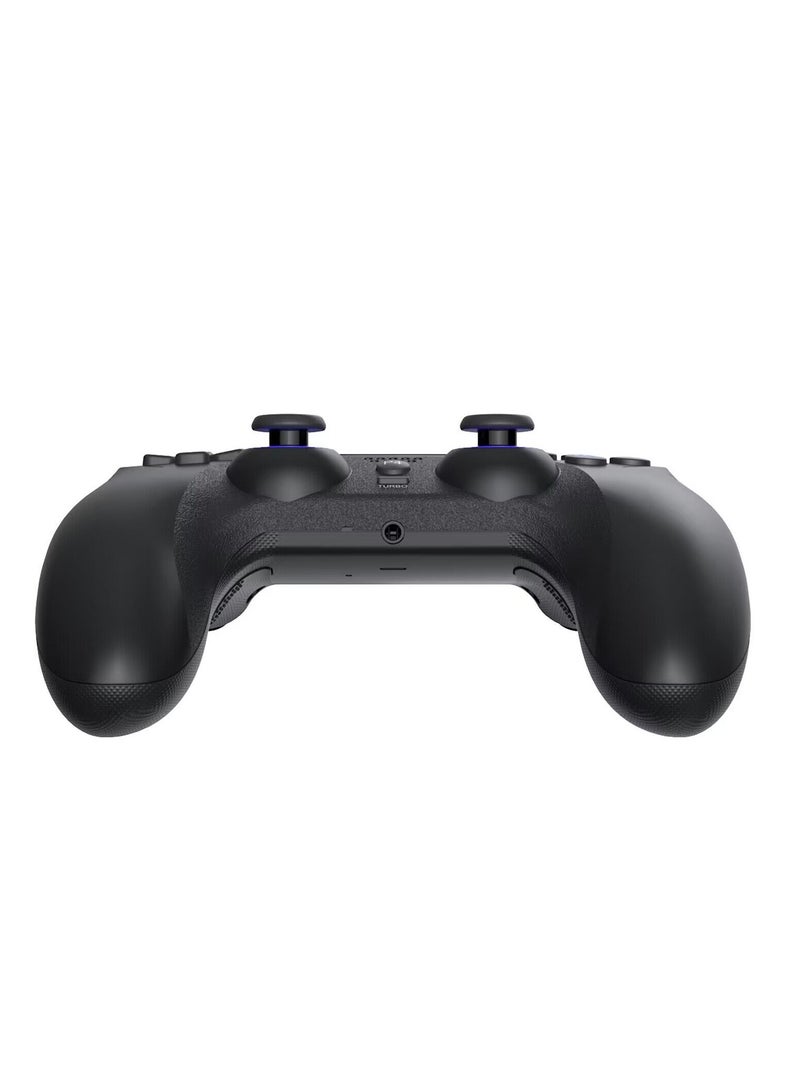 دويو وحدة تحكم لاسلكية متوافقة مع PS4/PS3/Switch/PC/Android/iOS، مع إضاءة RGB ومشغلات تأثير هول ووظيفة قابلة للبرمجة - أسود - Image 4