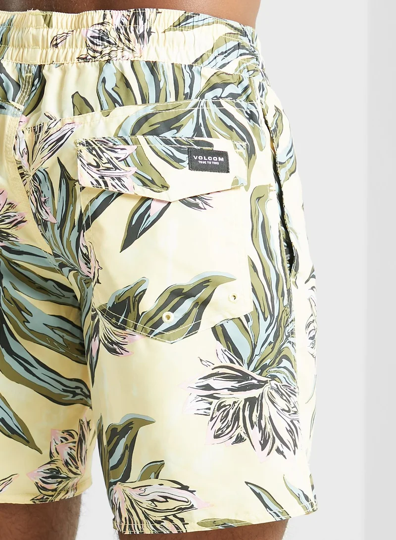 Volcom Center Print 17" Shorts