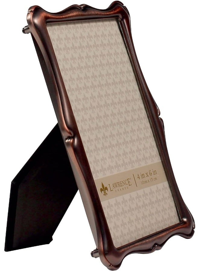 Lawrence Frames 4x6 Oil Rubbed Bronze Romance Picture Frame - Image 3