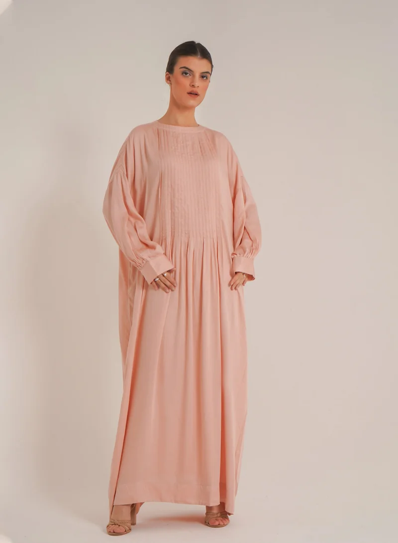 Noor Layan Rose Dress – Feminine Grace in a Soft Rose Tone made with TENCEL™