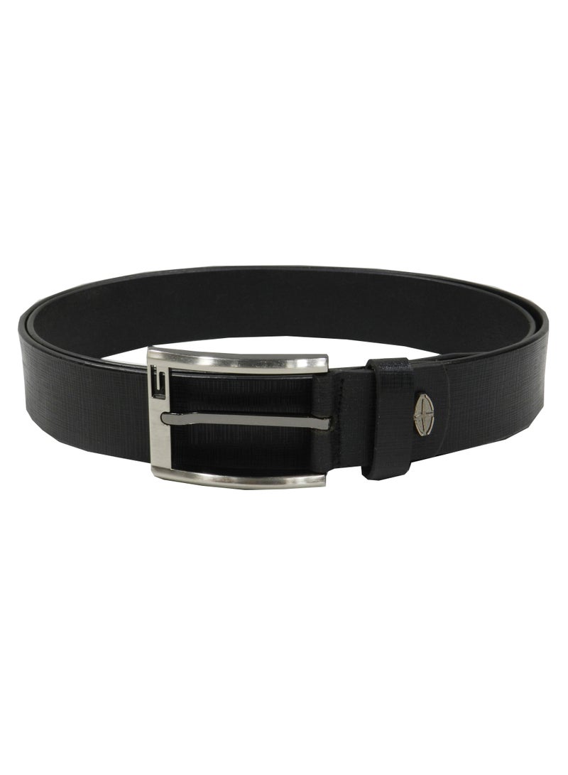 LAVERI LEATHER LAVERI GENUINE LEATHER FORMAL AND CASUAL BLACK BELT FOR MENS - Image 1
