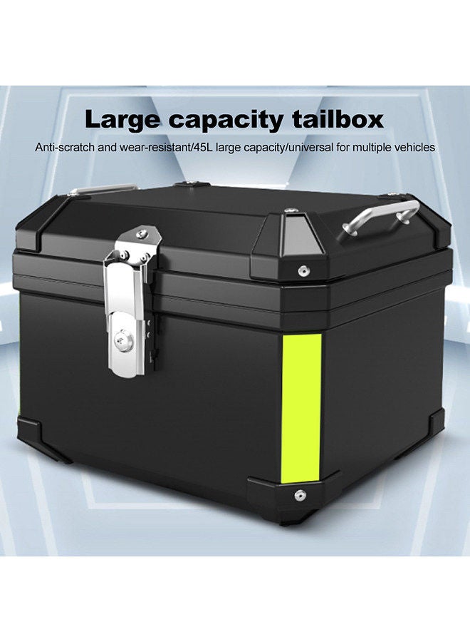 Generic 45L  Motorcycle Rear Trunk with 2PCS  Security Lock for Store Helmet Large Luggage, Waterproof Motorcycle   Top Box, Universal Motorcycle Accessories - Image 3