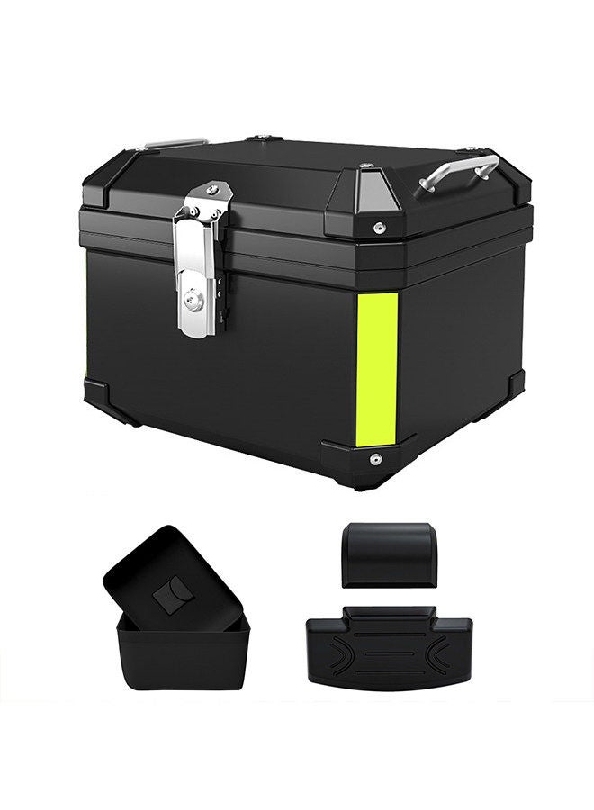 Generic 45L  Motorcycle Rear Trunk with 2PCS  Security Lock for Store Helmet Large Luggage, Waterproof Motorcycle   Top Box, Universal Motorcycle Accessories - Image 1