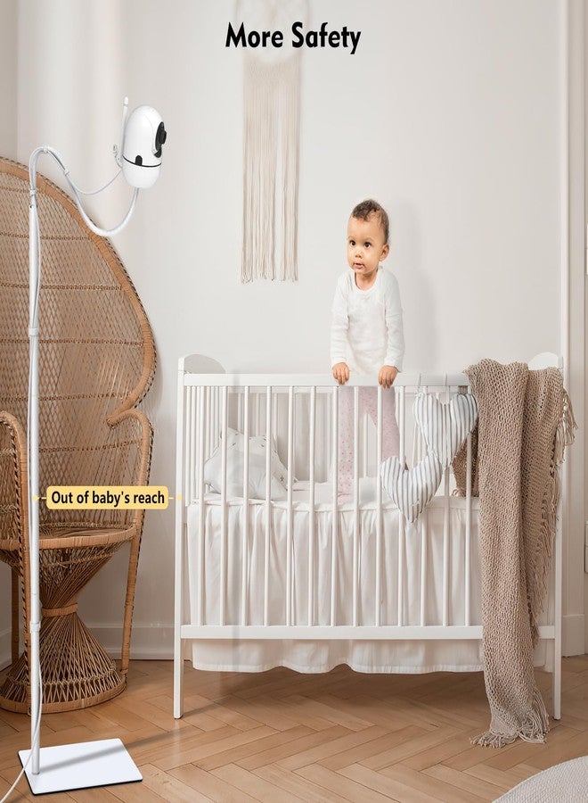 CaGuan Baby Monitor Floor Stand Mount Compatible with HelloBabyHB6550/HB65/HB40/HB6339/ANMEATE SM24, Baby Ganibs, Bonoch, for Infant Optics Dxr-8 PRO, Nanit Pro Flex Stand, And Camera with 1/4" Threaded Hole - Image 3