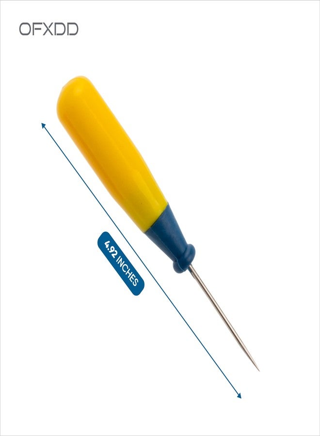 OFXDD Drill Scratch Awl with Plastic Handle for Leather Working - Pack of 3 - Dart Carpenter Awls for Paper Work Scribe - Image 5
