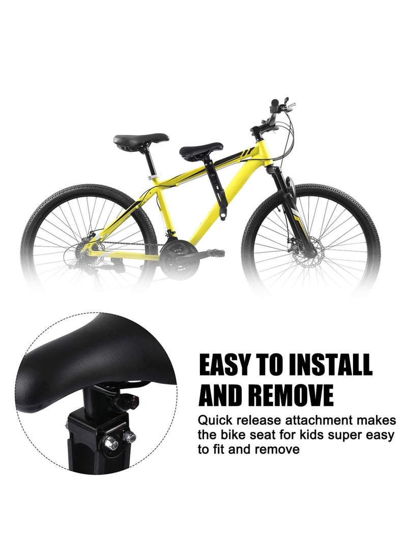 KASTWAVE Kids Bike Seat for Mountain Bikes, Kids Bike Seat for Front of Bicycle, Detachable Front Mounted Bicycle Seats for Children 2-5 Years Old - Image 4