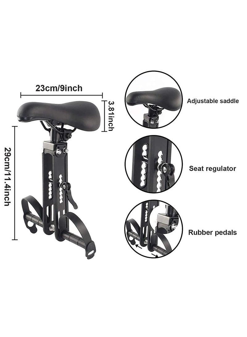 KASTWAVE Kids Bike Seat for Mountain Bikes, Kids Bike Seat for Front of Bicycle, Detachable Front Mounted Bicycle Seats for Children 2-5 Years Old - Image 3