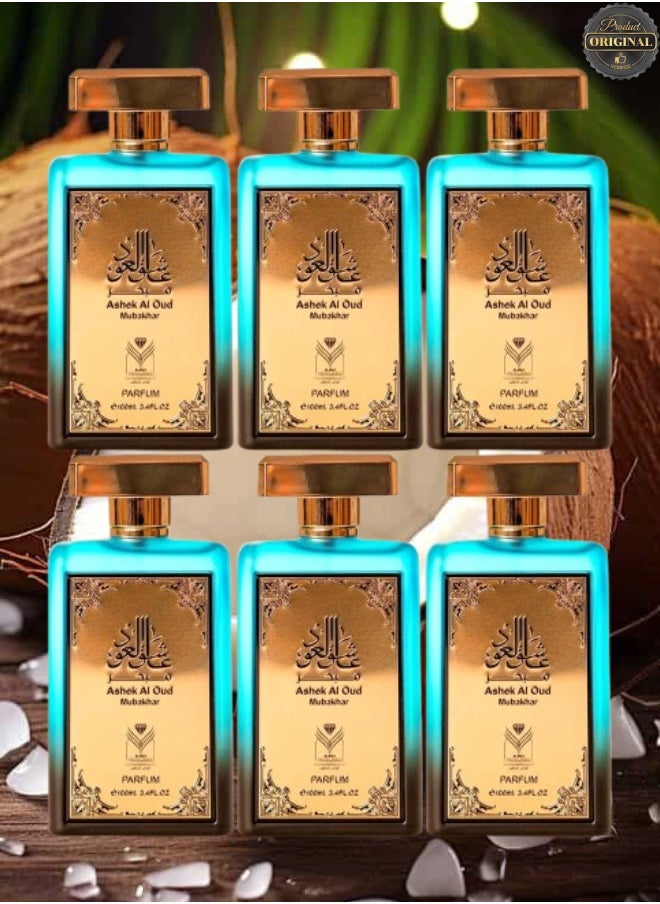 الماس للعطور - 6 قطع عطر عاشق العود 100 مل - Image 1