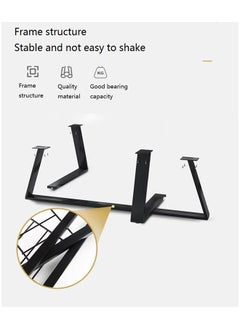 NKX White Marble Stone Top Sleek Design Coffee Table For Modern Living Room Sofa Table 120 CM  - Image 5