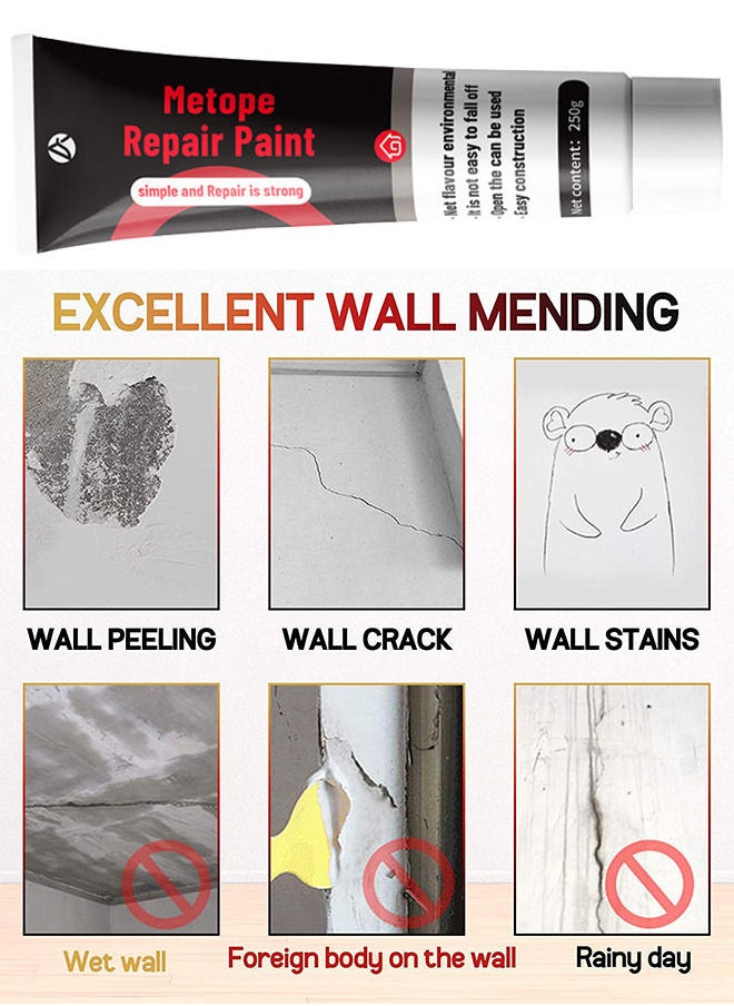 ASHILE Drywall Patch Repair Kit with Scraper Wall Spackle Repair Paste Wall Mending Agent Fill The Holes for Home Wall Plaster Dent Easy Solution  - Image 2