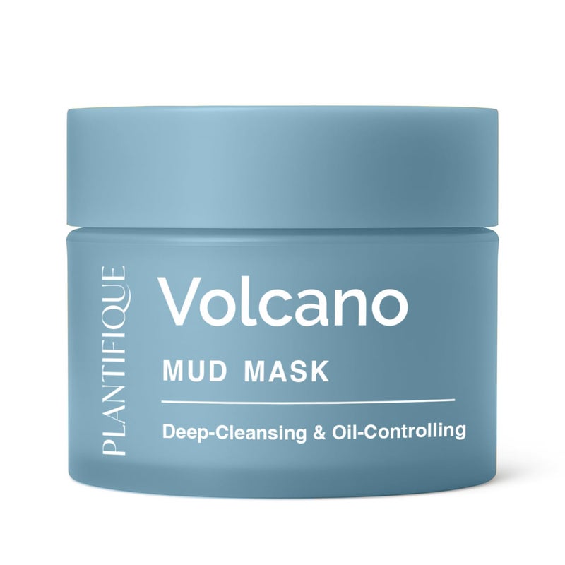 PLANTIFIQUE Dead Sea Mud Mask for Face Body Care with Hyaluronic Acid for Women and Men - Pore Minimizer Skin Care - Deep Cleansing Skin Purifying Face Mask for Blackheads Oily Skin - 8.1oz/240g - Image 1