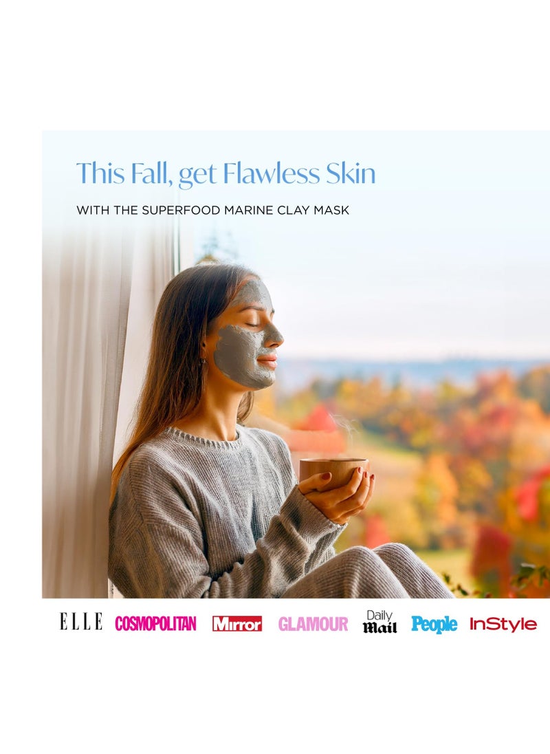 Plantifique - PLANTIFIQUE Dead Sea Mud Mask for Face Body Care with Hyaluronic Acid for Women and Men - Pore Minimizer Skin Care - Deep Cleansing Skin Purifying Face Mask for Blackheads Oily Skin - 8.1oz/240g - Image 1