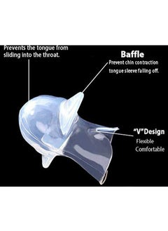 Oasisgalore 3 Pcs Clear Anti-snoring Tongue Cover Holder Anti Snoring Devices  - Image 4