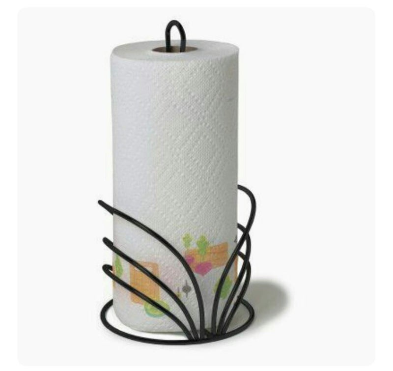 Craftland Wrought Iron Flower Shape Tissue Paper/Towel/Roll/Napkin Holder/Dispenser for Kitchen Bathroom and Dining Table (Flower Shape) - Image 4