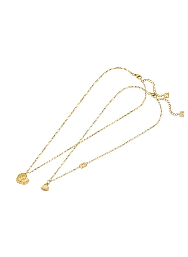 ESCADA Giselle Heart Motif MOM and ME Necklace