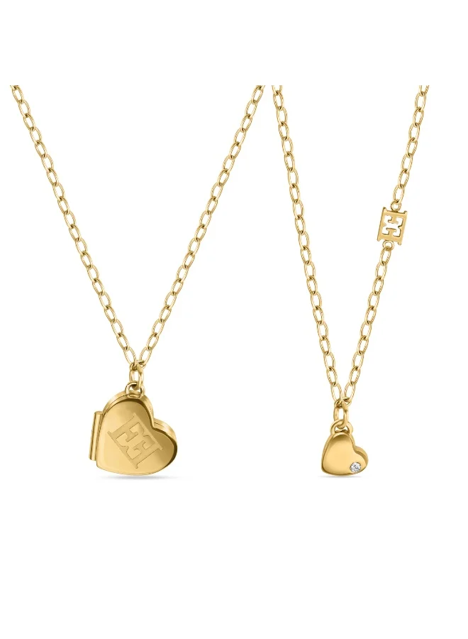 ESCADA Giselle Heart Motif MOM and ME Necklace