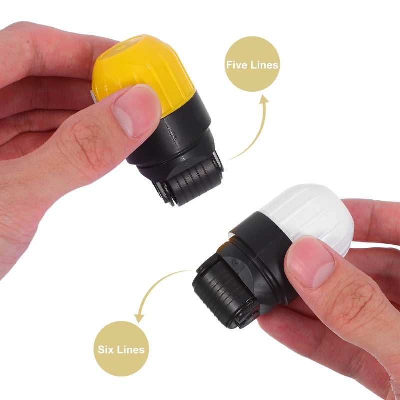 Double Head Music Staff Roller Stamp Refillable Ink Notation Practice Tool For Teachers Students - Image 3