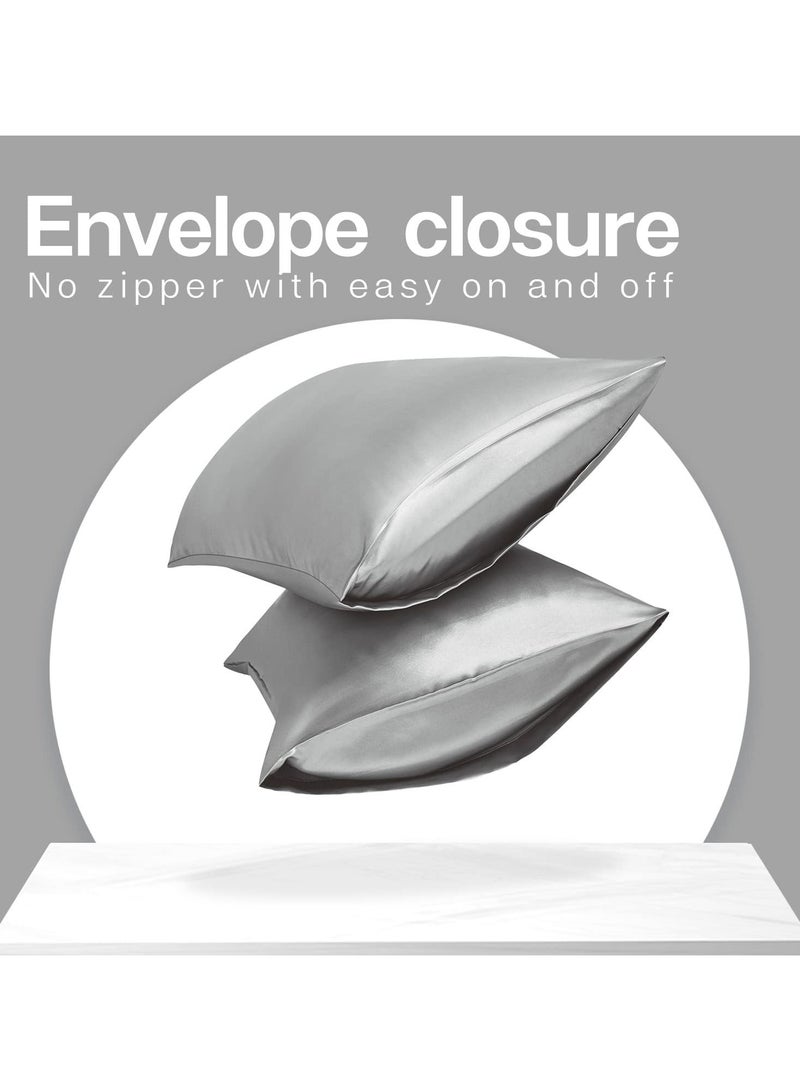 توتى غطاء وسادة  من الساتان للشعر والبشرة (طقم مكون من قطعتين) - Image 4