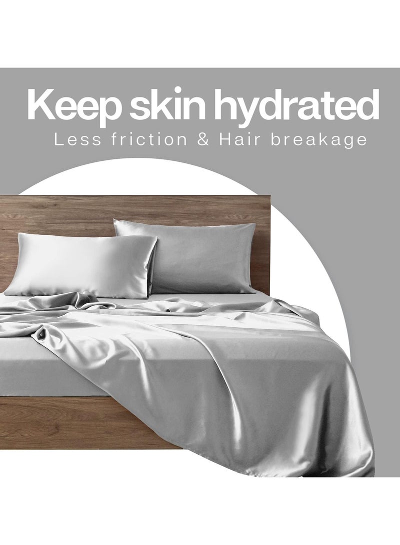 توتى غطاء وسادة  من الساتان للشعر والبشرة (طقم مكون من قطعتين) - Image 3