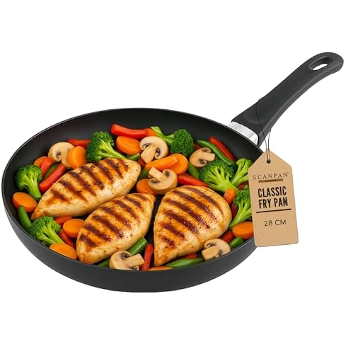 SCANPAN Classic Fry Pan Black 28 Cm Sw28001203 - Image 1