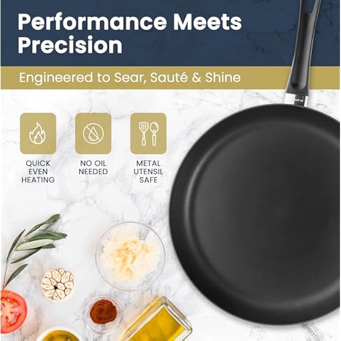 SCANPAN Classic Fry Pan Black 28 Cm Sw28001203 - Image 4