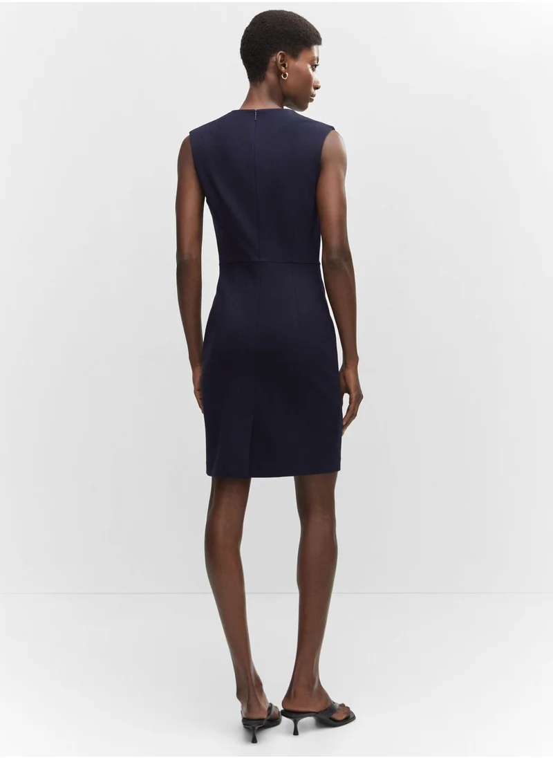 MANGO Knitted  Dress