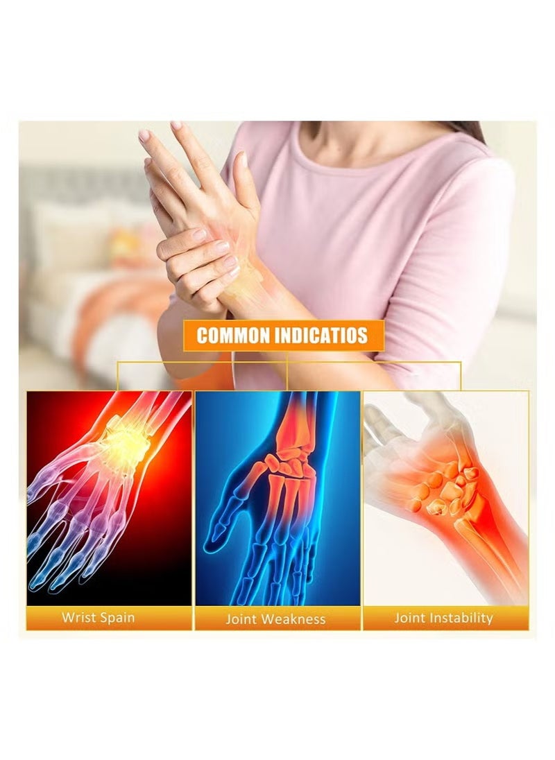 SYOSI - Wrist Brace for Carpal Tunnel Night Sleep Support Splint Great Pain Sprain Sports Injuries Joint Instability Suitable Left and Right Hands - Image 1