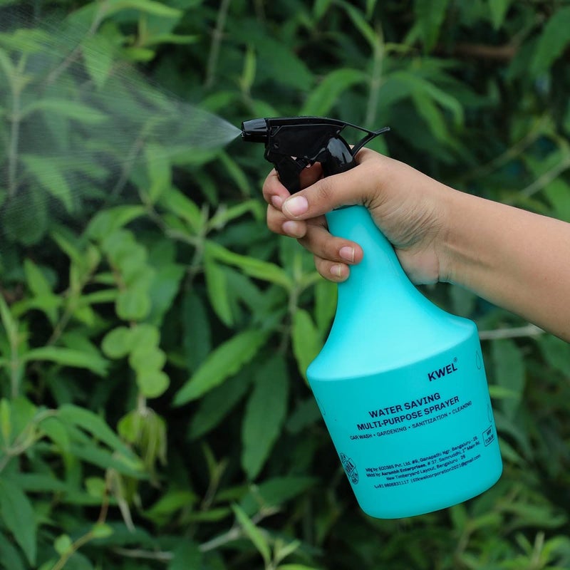 KWEL Spray Bottle Aqua 1000 ML for Multipurpose Use Blue Pack of 6 - Image 2