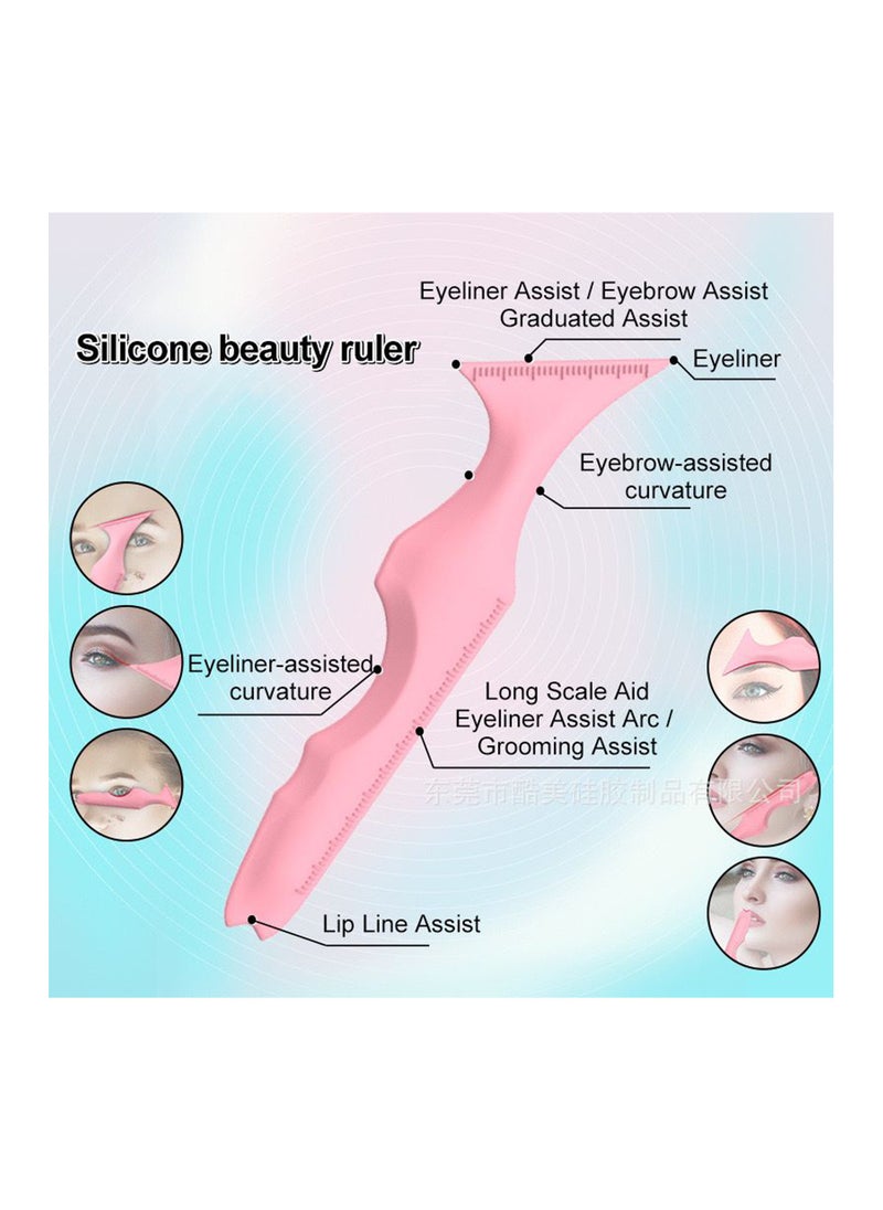 Handaiyan Silicone Eyeliner Stencil Guide Beauty Tool Helper for Eye Wing Look,Cat Eyeliners Reusable Hood,Wing Applicator Shaper,Soft and Flexible,Tip Template,Shield Auxiliary Artifact,Drawing Aid Makeup  - Image 2