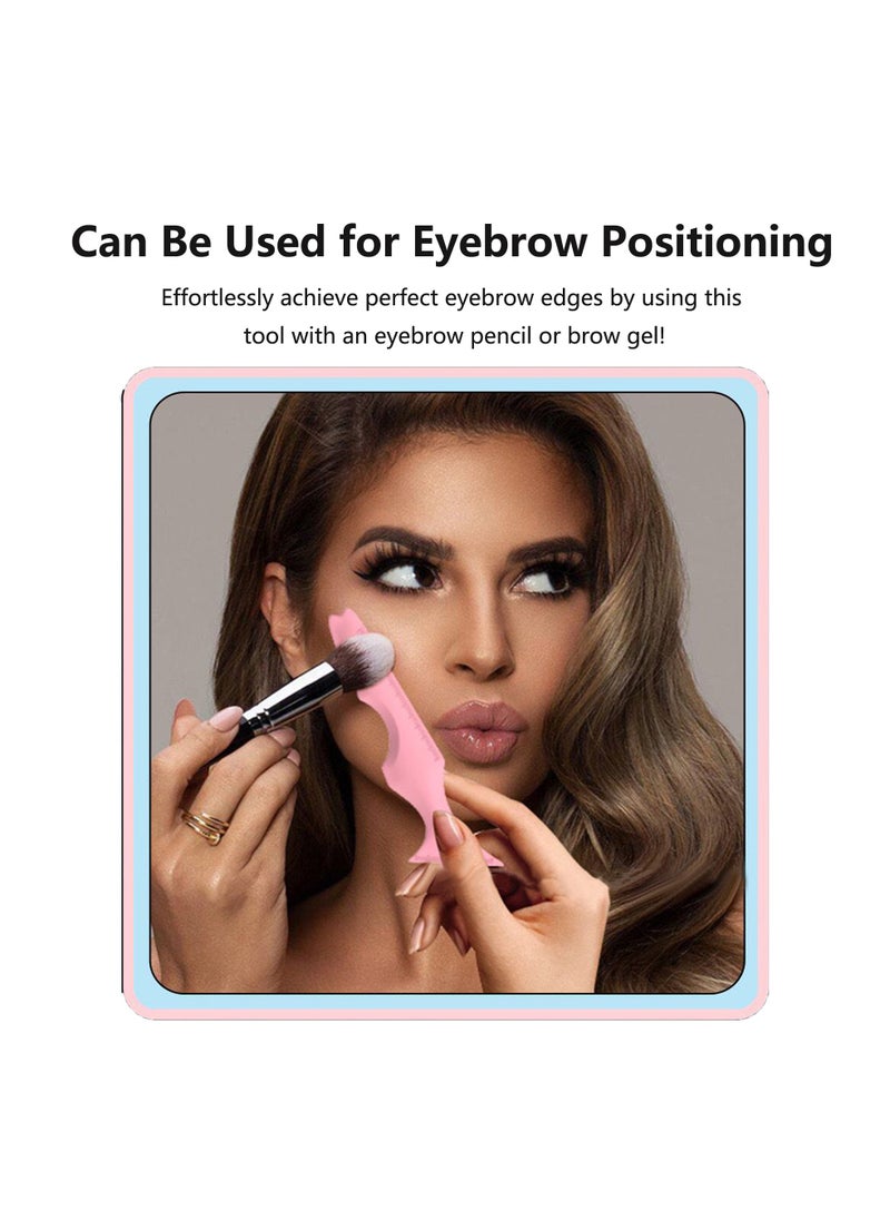 Handaiyan - Silicone Eyeliner Stencil Guide Beauty Tool Helper for Eye Wing Look,Cat Eyeliners Reusable Hood,Wing Applicator Shaper,Soft and Flexible,Tip Template,Shield Auxiliary Artifact,Drawing Aid Makeup - Image 1