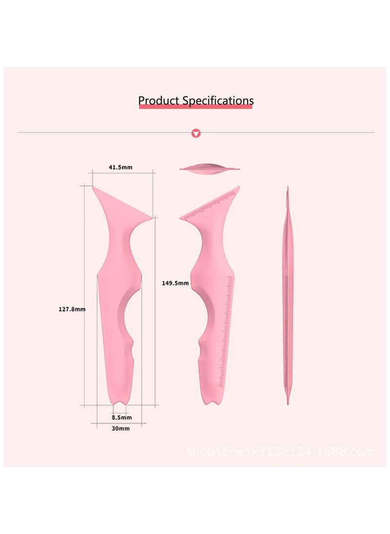 Handaiyan - Silicone Eyeliner Stencil Guide Beauty Tool Helper for Eye Wing Look,Cat Eyeliners Reusable Hood,Wing Applicator Shaper,Soft and Flexible,Tip Template,Shield Auxiliary Artifact,Drawing Aid Makeup - Image 1