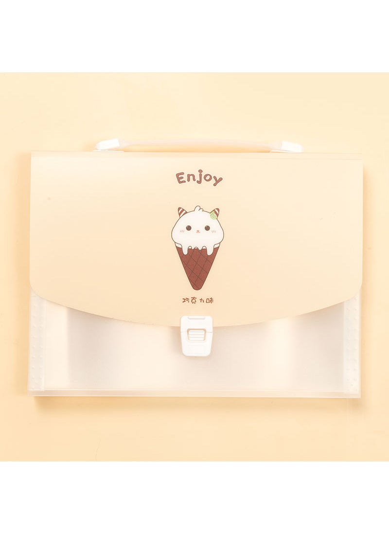 Generic - Expanding Accordion Folders Portable Document Holder A4 File Organizer - Image 1