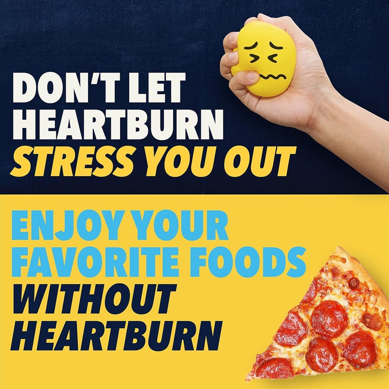 Pepcid أقراص تخفيف حرقة المعدة بحد أقصى من AC، دواء بدون وصفة طبية يمنع ويخفف حرقة المعدة وارتجاع الحمض بسبب عسر الهضم الحمضي، 20 ملغ فاموتيدين مخفض للحمض، سريع المفعول، 25 حبة - Image 5