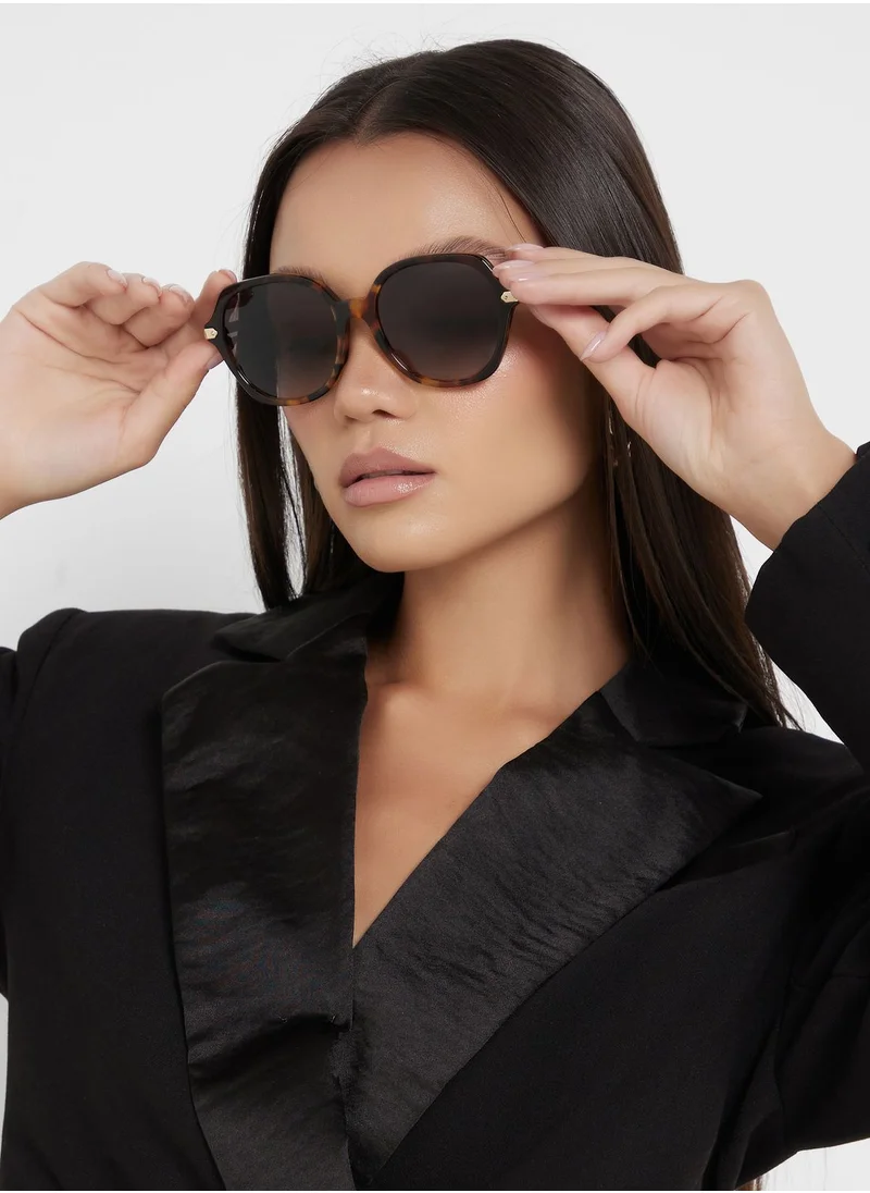 COACH 0Hc8377U Oversized Sunglasses