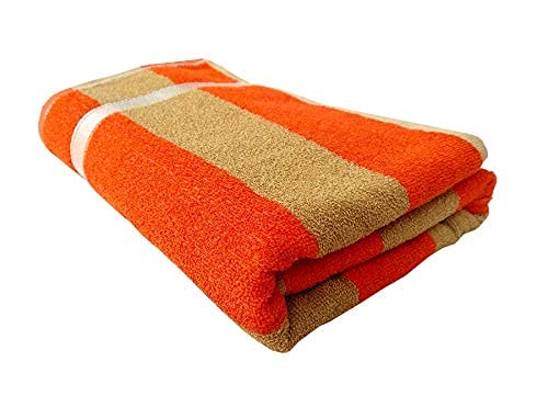 Space Fly Cotton Super Absorbent Towels Big Size Bath Towels (Multicolour, 28X57 Inch, Cabana) - Image 1