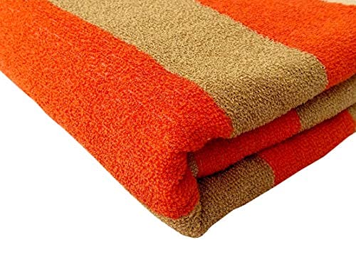 Space Fly Cotton Super Absorbent Towels Big Size Bath Towels (Multicolour, 28X57 Inch, Cabana) - Image 3