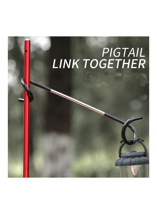 NIBEMINENT 3 Pcs Outdoor Camping Tent Lantern Stand 26.5x2x7cm - Image 3